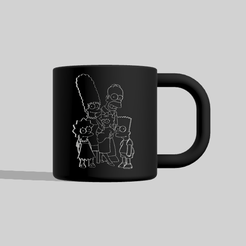 Taza-simpson.png Simpson Mug - 3D ART