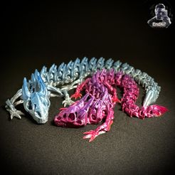 IMG_24191.jpg Dragon squelette - Articulé - Print in Place - No Supports - Flexi