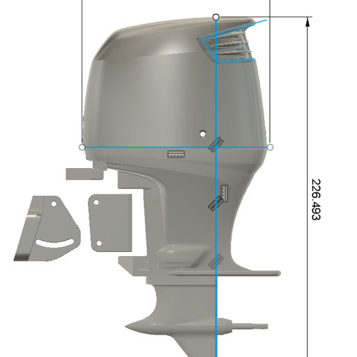 TMRC S300 V3 - 3D Printable RC Outboard Motor - STL Pack