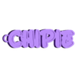 Chipie v1.stl Chipie Keychain