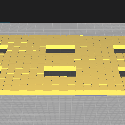 Brick building facade with window 3D model