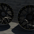 BBS-RS2-Without-lip.png STL file Wheel BBS RS2 Without lip・3D print model to download
