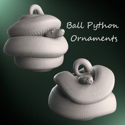 FestiveFont.jpg Pitón Bellota Adorno de Navidad Reptil Mascota