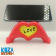 HEART-HANDS-PHONE-STAND-AND-PICTURE-FRAME-03.jpg Heart Hands Phone Holder and Picture Frame