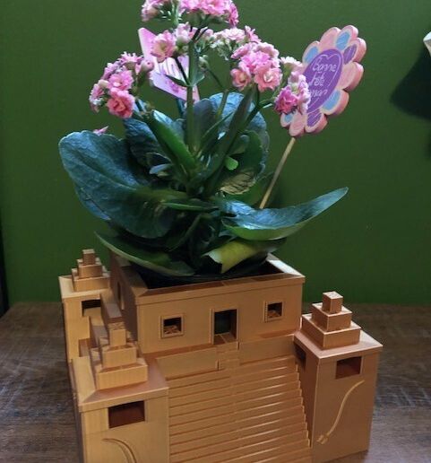 Mayan Temple Pyramid Planter 3D model