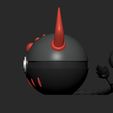 pokeball-fire-breed-4.jpg Pokemon Paldean Tauros Fire Breed Pokeball