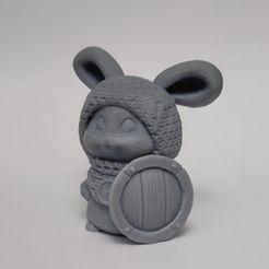 IMG_20230219_192614.jpg Fichier STL LAPIN GUERRIER・Design imprimable en 3D à télécharger
