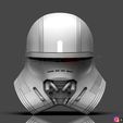07.jpg First Order JET TROOPER Helmet - Stormtrooper Corp - STARWARS 3D print model