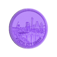 AUSTIN CITY LIMIT.stl AUSTIN CITY LIMITS LANDSCAPE COIN TOKEN WALL ART