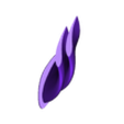Left winglet.stl Motorcycle winglet, Universal mounting, downforce aerofoil