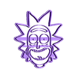 Rick.stl STL file Rick and Morty Cookie cutter set・3D print design to download