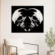 rr9aua.png Skulls Hearth - Wall Art Onecolor
