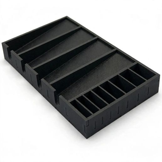 Professional Hair Clipper and Guard Organizer Stand for Barbershop (STL)