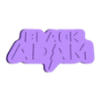 Black Adam.stl Logo de Black Adam