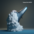 ThelnnerWay 06/2022 STL file sky whale・3D printing template to download