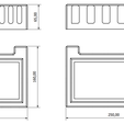 PLANO-1.png Shower basket /// Cesta ducha