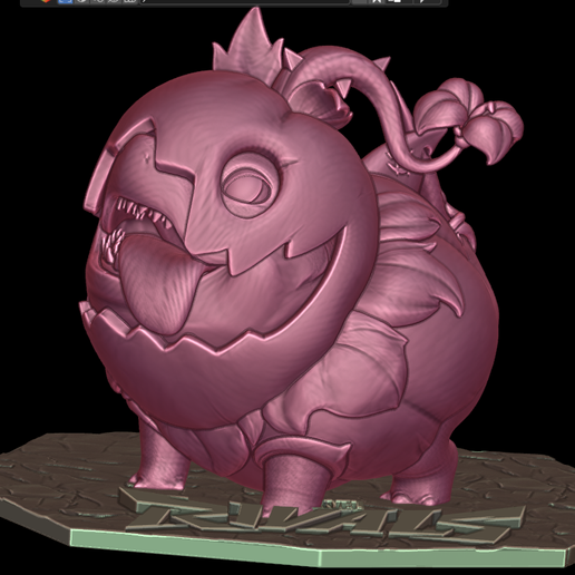 blender_A3EQl1rVOx.png Jeff le requin de terre Jeff O'Lantern Costume Marvel Rivals Habillé Personnalisé Figurine Holiday GIft