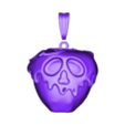 Oneinchpendant-872.stl Amuletos pendentes de maçã do mal