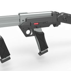 1.jpg Archivo 3D Rifle Blaster de la película Lost in space 1998・Plan para descargar y imprimir en 3D, CosplayItemsRock