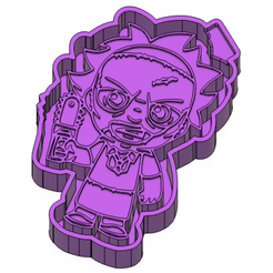 leatherface-2.png STL file Leatherface Halloween FRESHIE MOLD - SILICONE MOLD BOX・3D printing model to download