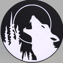 imagen01.png Free STL file 2d wolf・3D print design to download