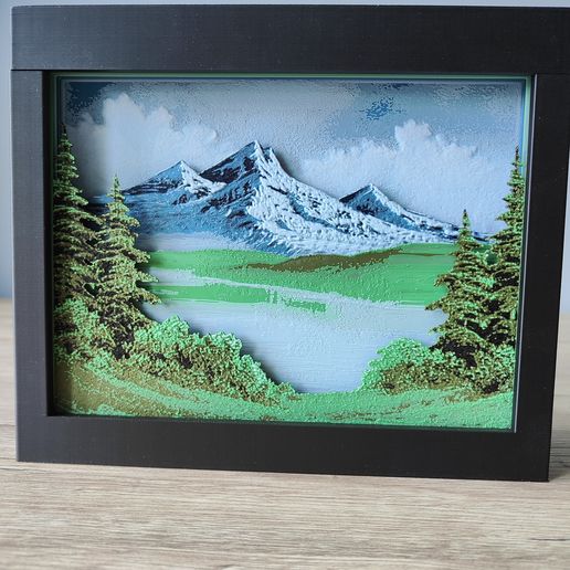 IMG20230804171003.jpg Bob Ross Painting Shadow Box