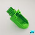 Baba-Cutter_Part-Iso-View.jpg Spare Part for Handy Grass Shear GS-3002 Baba Brand Compatible: Reinforced Rotation Hub Pivot Cover