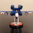Front-View.jpg Arcadia 1:60 VF-1 Fighter Macross Symbol Stand