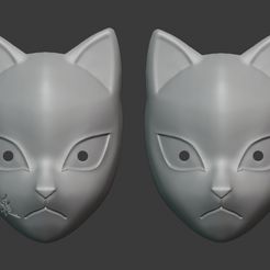 oXEDf7N4vwM.jpg Fichier 3D Sabito Mask ( Demon slayer \ Kimetsu no Yaiba ) 2 Versions・Design à télécharger et à imprimer en 3D