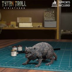 3D file Rat King 🐀・3D print model to download・Cults