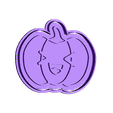Cute Pumpkin(08) Cookie Cutter 1.stl Fichier STL Joli ensemble de 12 emporte-pièces d'Halloween à la citrouille・Modèle pour imprimante 3D à télécharger, roxengames
