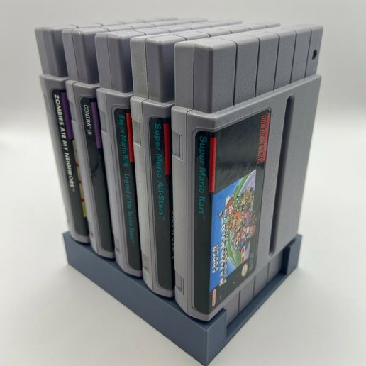 SNES-tray-4.jpg SNES Super Nintendo Storage Display Tray