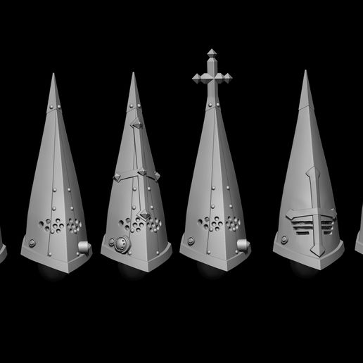 🎲 Trench Capirote・ 3D File for 3D printing・Cults