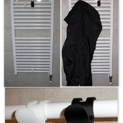 IMPRENTA3D TOWEL HANGER.jpg Файл STL Вешалка для полотенцесушителя・Дизайн для загрузки и 3D-печати