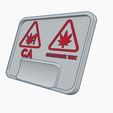 Captura-de-Pantalla-2023-02-13-a-las-12.57.54.jpg WEED TRAY GRINDERKING CALIFORNIA WARNING...WEED TRAY 180X130X12MM. ROLLING SUPPORT. EASY PRINT PRINTING WITHOUT SUPPORTS READY TO PRINT