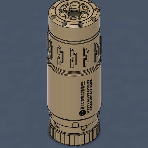 MASS.png SilencerCo Velos LBP 2 versions Silencer (AIRSOFT)