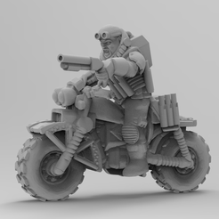 jackal1.png Archivo STL gratis Motociclista de chacales・Objeto de impresión 3D para descargar, KarnageKing