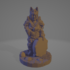The-Lion-Mother.png STL file The Lion Mother・3D printing design to download