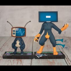Thumb-2.jpg STL file Kitelly & CAT-5 From Cassette Beasts・3D printer design to download