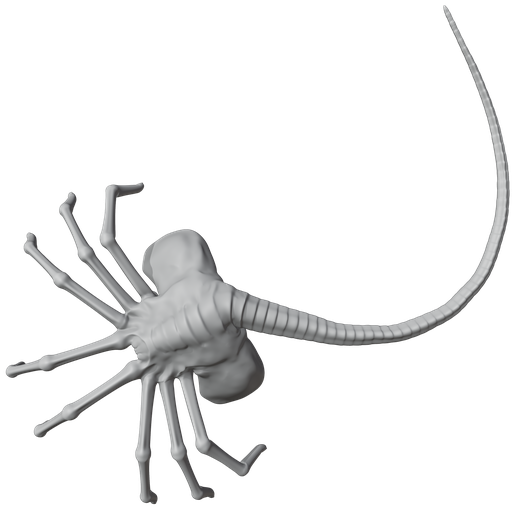 👽 Aliens Dark Descent Alien Face Hugger・ STL File for 3D