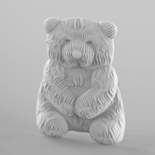 Download STL file valentine panda bear • 3D print design ・ Cults