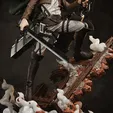 1.webp Levi Ackerman 3D Print