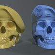 Army-Beret-Skull-3.jpg Peruvian Army Beret Skull printable and renderable