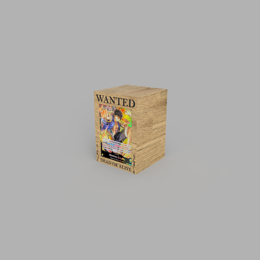 Magnetic One Piece TCG Deckbox 3D model