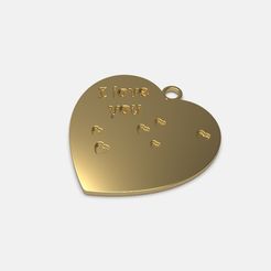 foto-dije-corazon-2-1.jpg Fichier STL J'ai dit coeur 2・Objet pour impression 3D à télécharger