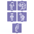 1.png Trolls stencil set of 5 for Coffee and Baking