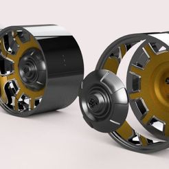 12.jpg STL file CLASSIC WHEELS RACELINE FOR 1/24 - 1/25 MODEL KIT.・3D printable model to download