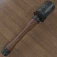 Stick-grenade-angle1.png Granada de bastão alemã WW2 (GrenadeProp) 1/1 Tamanho
