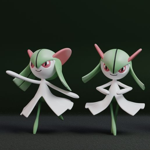 Pokemon - Kirlia 3MF 2 poses