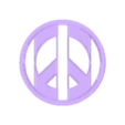 peacesign4cm.stl Peace sign cutter set - made for polymer clay